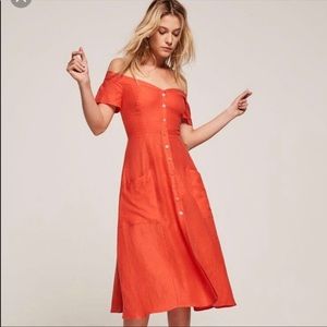 Reformation Mariposa  Dress